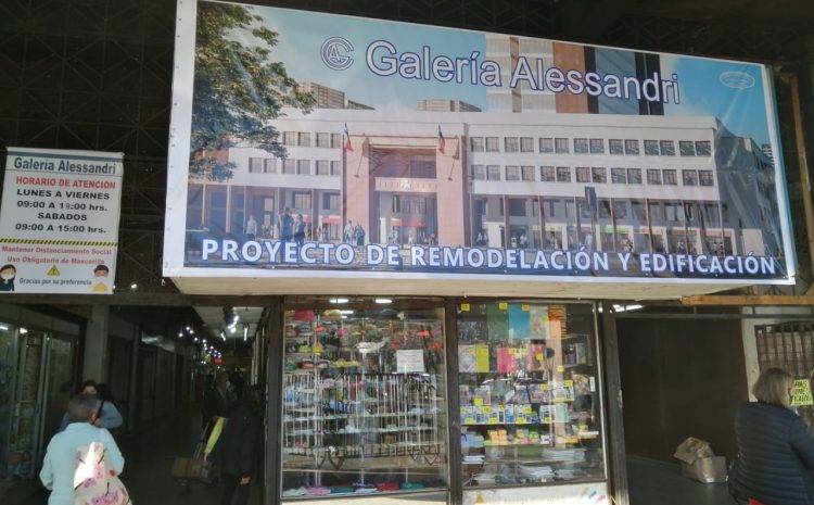  El Consejo Regional se comprometió a realizar gestiones para la reconstrucción de la  Galería Alessandri